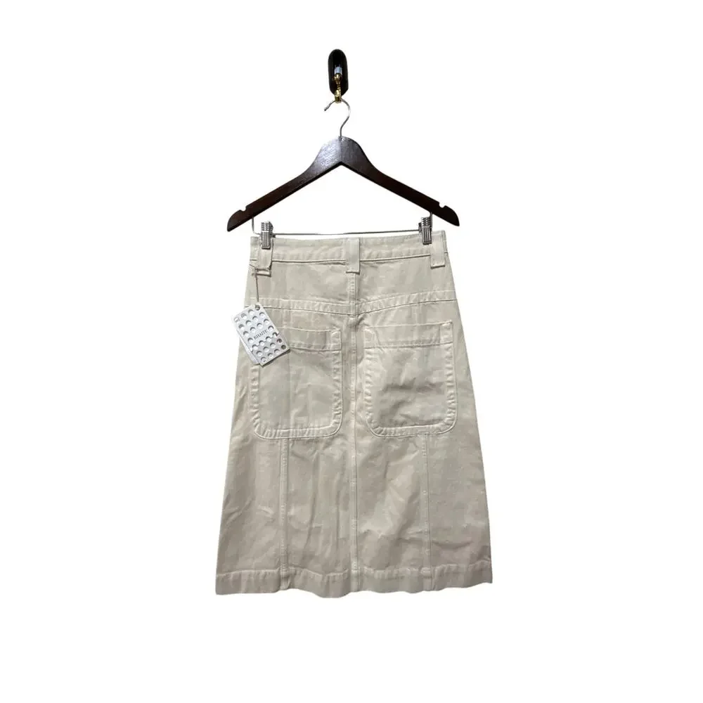 Khaite Caroline Midi‎ Skirt Size 26